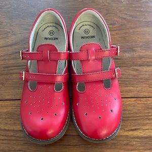 Footmates DANIELLE 13 Medium Red LEATHER